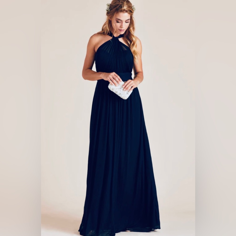 Birdy Grey KIKO DRESS MESH NAVY XL NEW NWT WEDDING BRIDESMAID - Picture 1 of 6